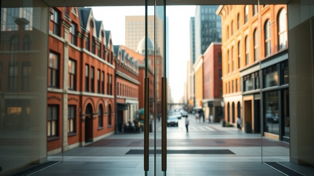 Glass Doors North Cross Road