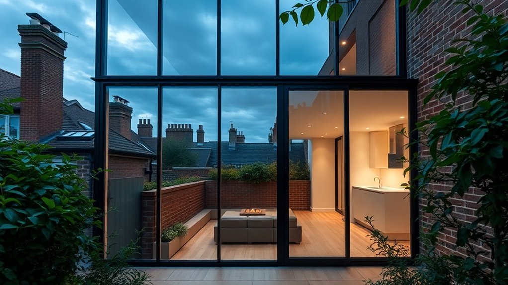 Glass Extension Walls East Dulwich