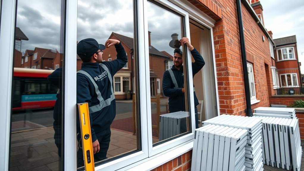 Glazier in North Cross Road