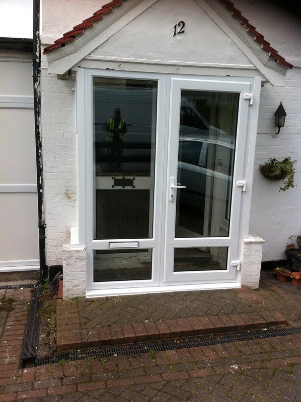 uPVC French doors fitted as front entrance in East Dulwich